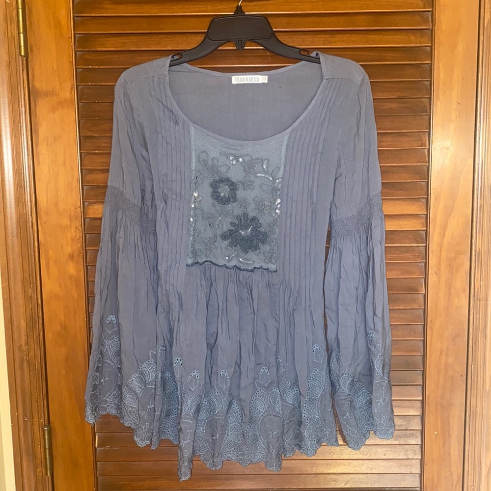 Boho Peasant Top